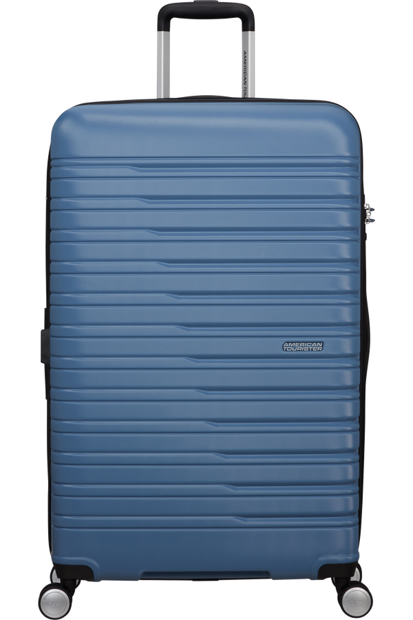 Mala de Viagem Grande 78cm Expansível 4 Rodas Azul Coroa - Flashline | American Tourister