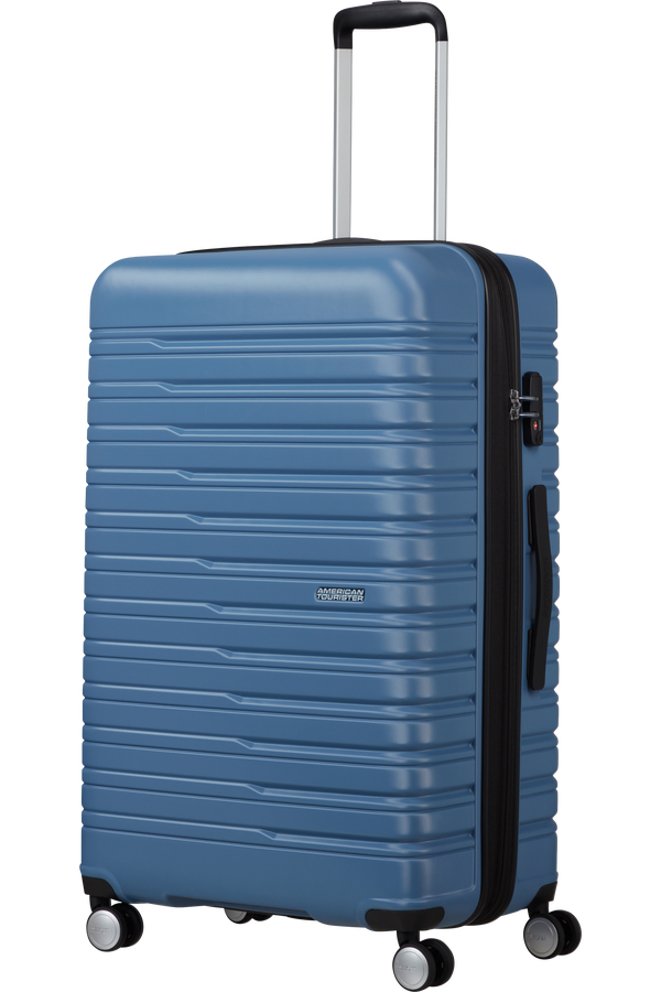 Mala de Viagem Grande 78cm Expansível 4 Rodas Azul Coroa - Flashline | American Tourister