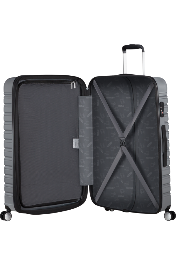 Mala de Viagem Grande 78cm Expansível 4 Rodas Céu Prata - Flashline | American Tourister