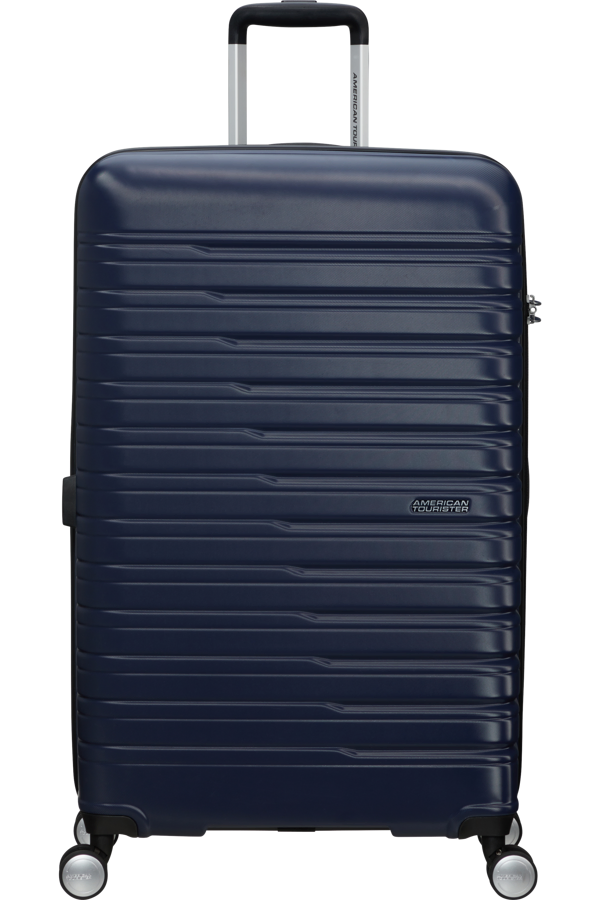 Mala de Viagem Grande 78cm Expansível 4 Rodas Azul Tinta - Flashline | American Tourister
