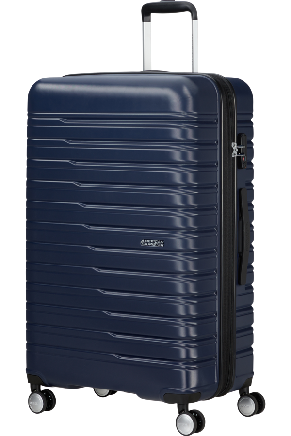 Mala de Viagem Grande 78cm Expansível 4 Rodas Azul Tinta - Flashline | American Tourister