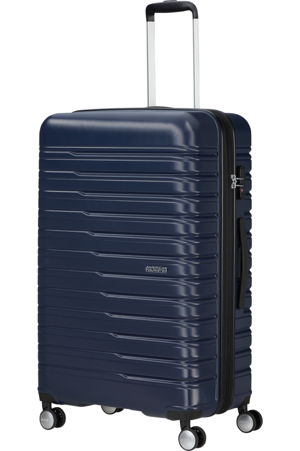 Mala de Viagem Grande 78cm Expansível 4 Rodas Azul Tinta - Flashline | American Tourister