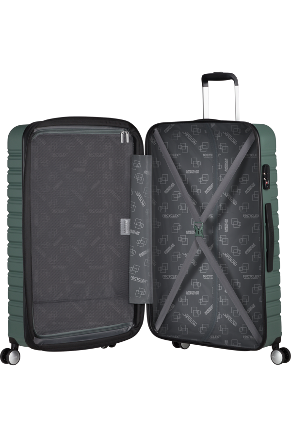 Mala de Viagem Grande 78cm Expansível 4 Rodas Verde Floresta - Flashline | American Tourister