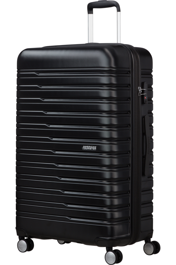 Mala de Viagem Grande 78cm Expansível 4 Rodas Preto Sombra - Flashline | American Tourister
