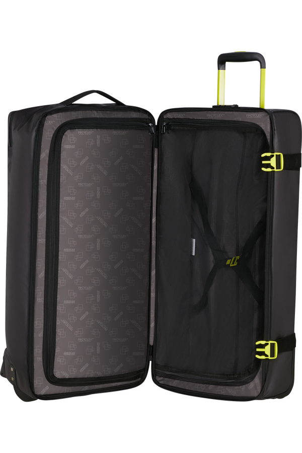 Saco de Viagem Grande 79cm 2 Rodas Preto/Lima - Urban Track | American Tourister®