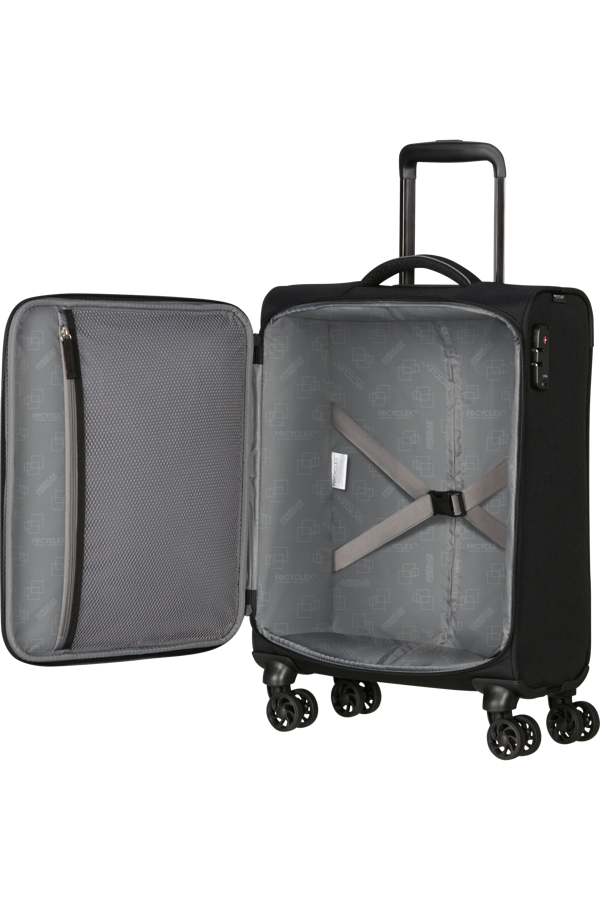 Mala de Cabine 55cm 4 Rodas Preto - Take2Cabin | American Tourister