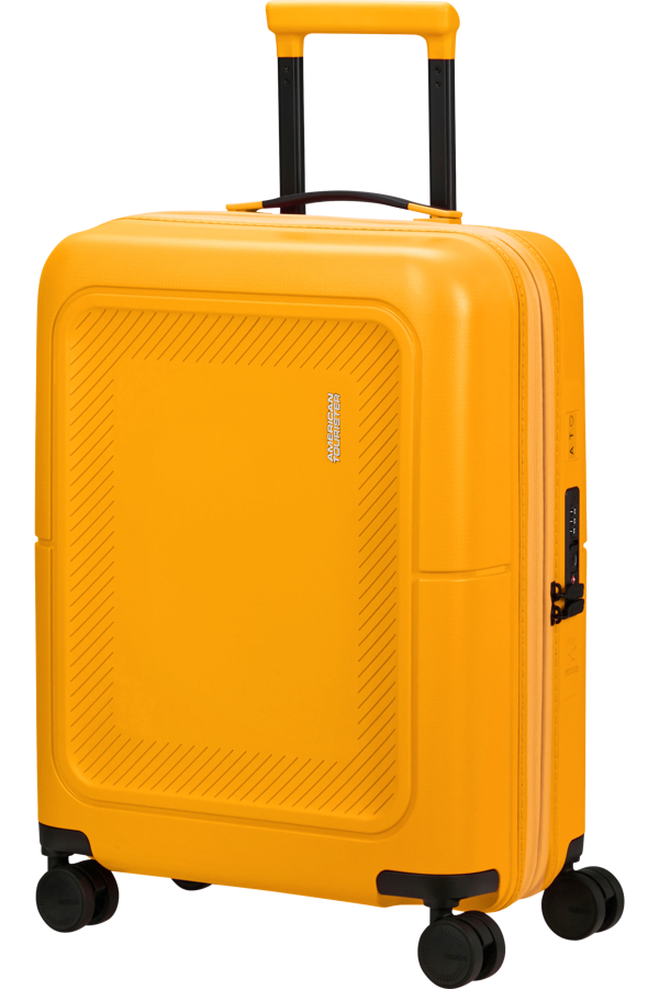 Mala de Cabine 55cm Expansível 4 Rodas Amarelo-Dourado - DashPop | American Tourister