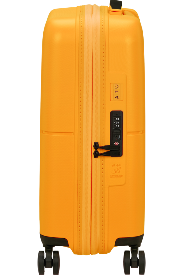 Mala de Cabine 55cm Expansível 4 Rodas Amarelo-Dourado - DashPop | American Tourister