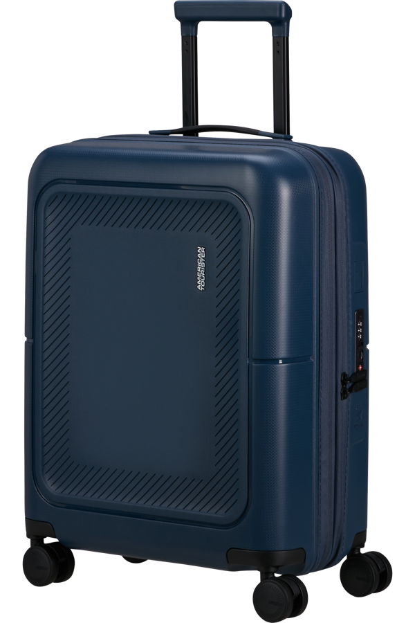 Mala de Cabine 55cm Expansível 4 Rodas Azul Meia-Noite - DashPop | American Tourister