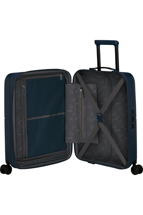 Mala de Cabine 55cm Expansível 4 Rodas Azul Meia-Noite - DashPop | American Tourister