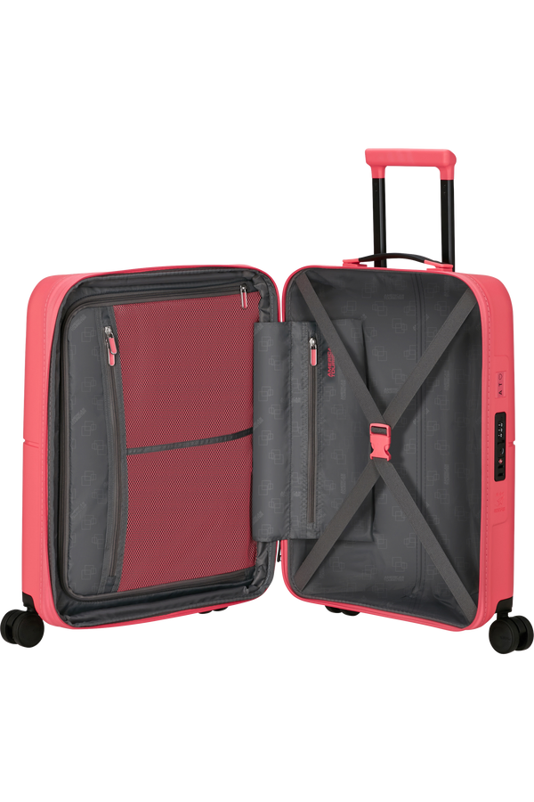 Mala de Cabine 55cm Expansível 4 Rodas Doce Cor-de-Rosa - DashPop | American Tourister®