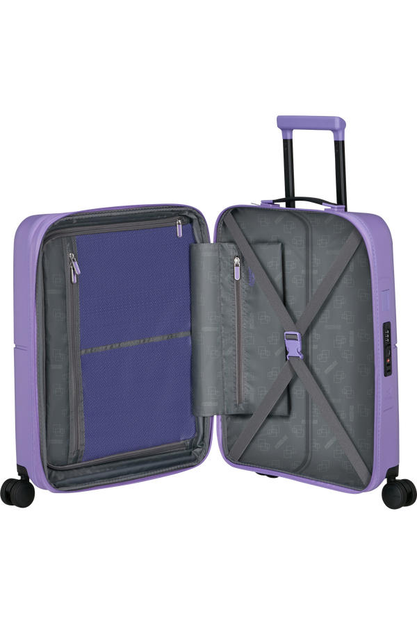Mala de Cabine 55cm Expansível 4 Rodas Violeta Púrpura - DashPop | American Tourister