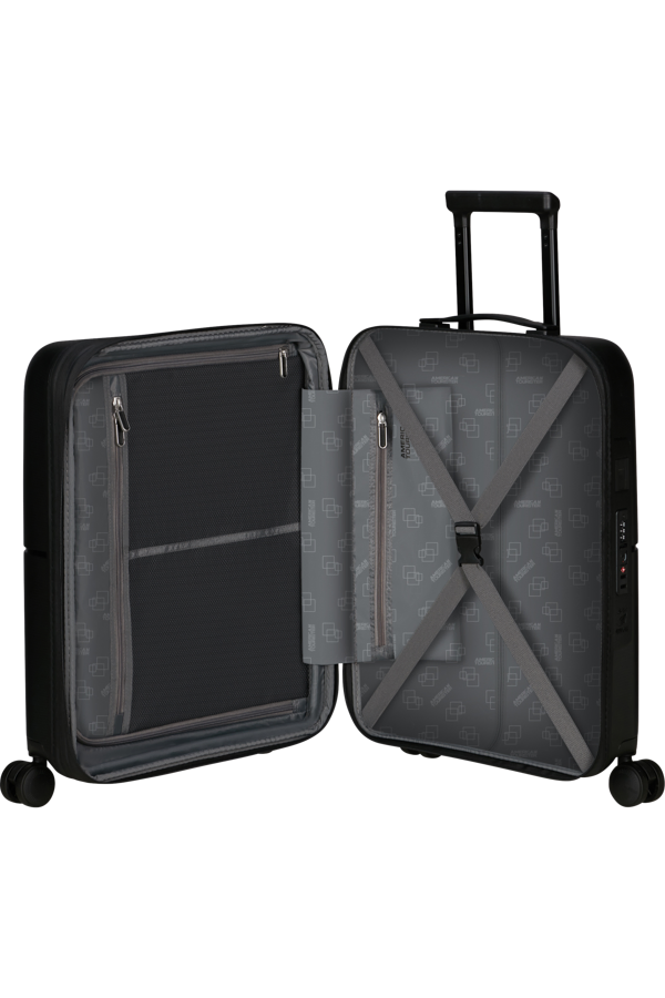 Mala de Cabine 55cm Expansível 4 Rodas Preta - DashPop | American Tourister