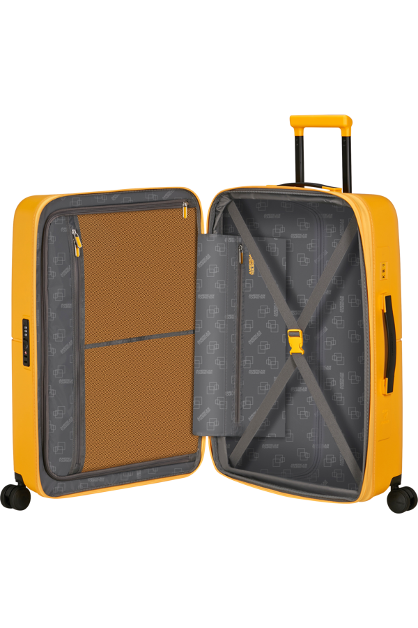 Mala de Viagem Média 67cm Expansível 4 Rodas Amarelo-Dourado - DashPop | American Tourister