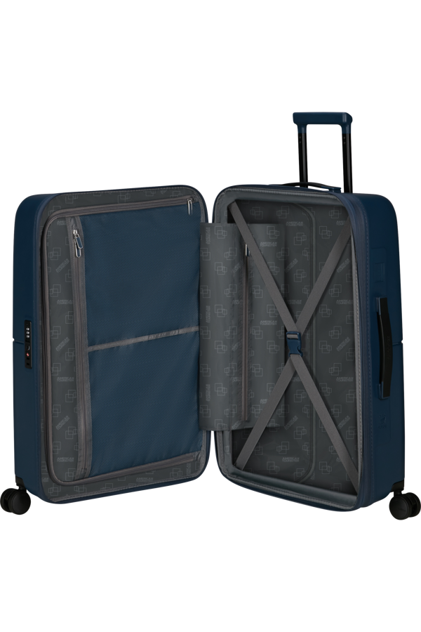 Mala de Viagem Média 67cm Expansível 4 Rodas Azul Meia-Noite - DashPop | American Tourister