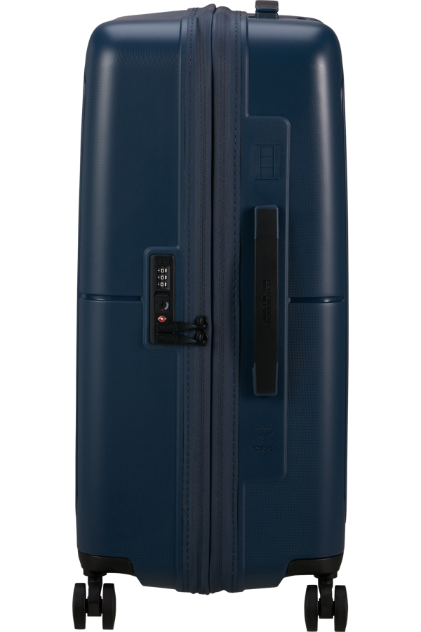 Mala de Viagem Média 67cm Expansível 4 Rodas Azul Meia-Noite - DashPop | American Tourister