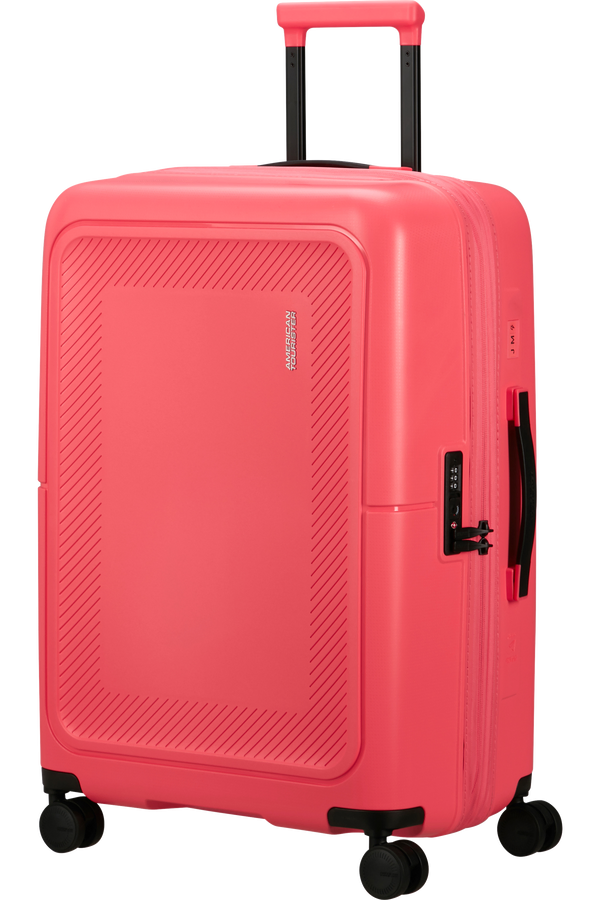 Mala de Viagem Média 67cm Expansível 4 Rodas Doce Cor-de-Rosa - DashPop | American Tourister®