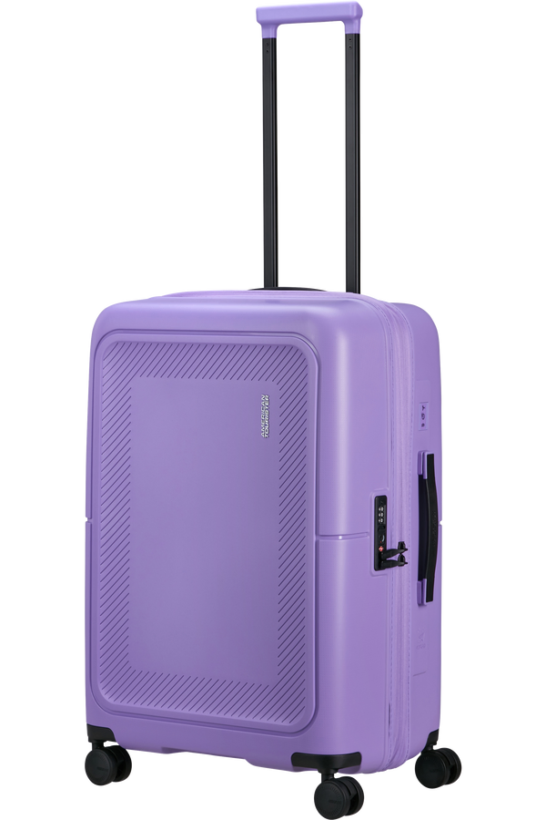 Mala de Viagem Média 67cm Expansível 4 Rodas Violeta Púrpura - DashPop | American Tourister®