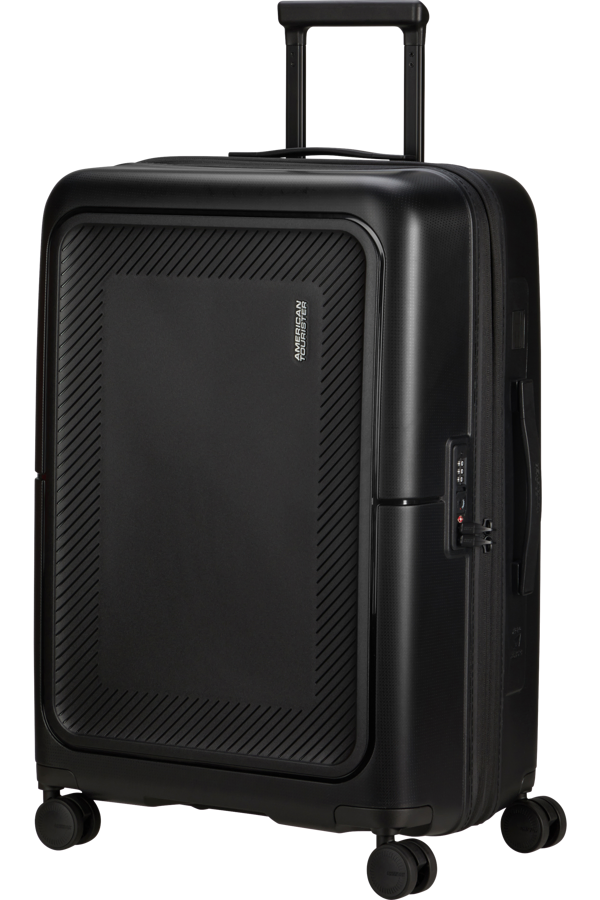 Mala de Viagem Média 67cm Expansível 4 Rodas Preta - DashPop | American Tourister
