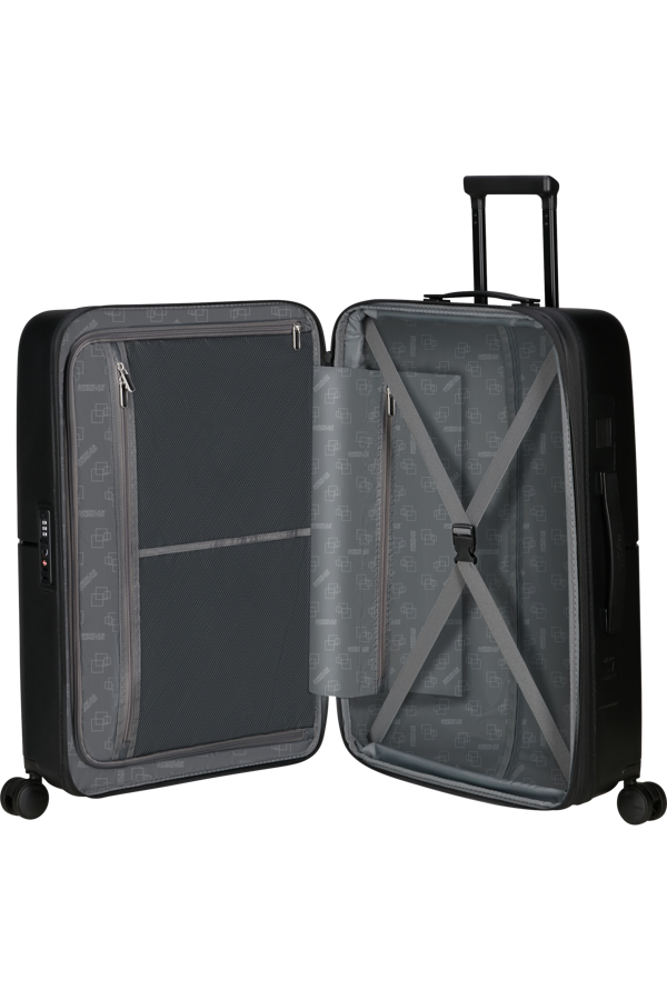 Mala de Viagem Média 67cm Expansível 4 Rodas Preta - DashPop | American Tourister