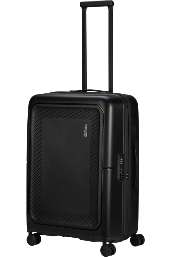 Mala de Viagem Média 67cm Expansível 4 Rodas Preta - DashPop | American Tourister