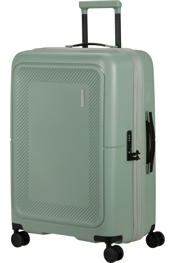 Mala de Viagem Média 67cm Expansível 4 Rodas Verde Iceberg - DashPop | American Tourister®