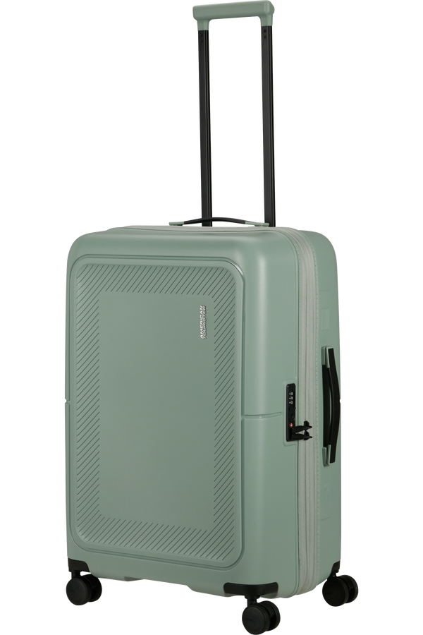 Mala de Viagem Média 67cm Expansível 4 Rodas Verde Iceberg - DashPop | American Tourister®