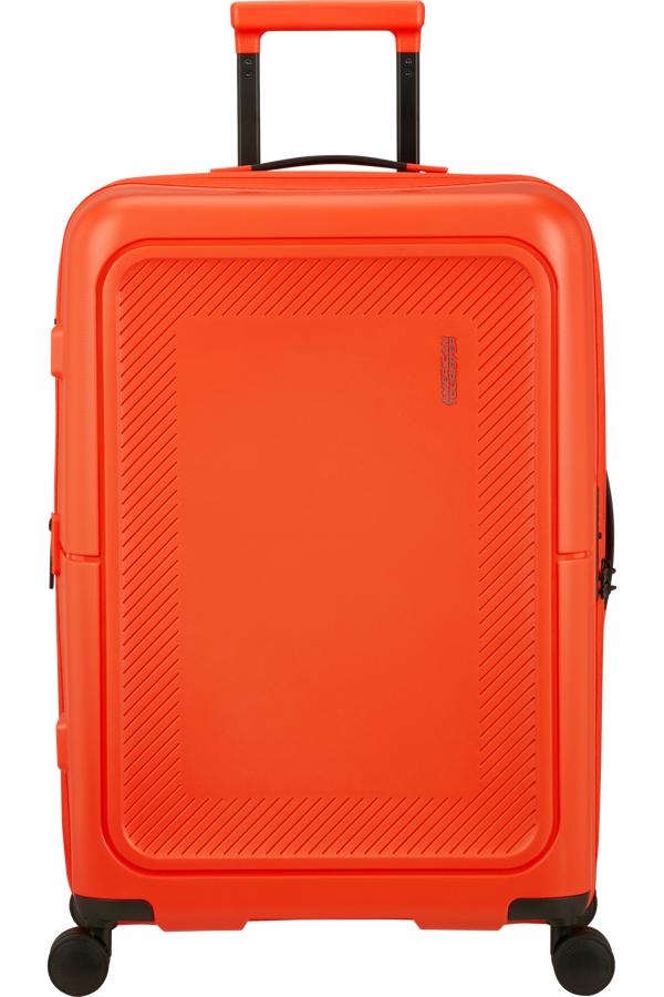 Mala de Viagem Média 67cm Expansível 4 Rodas Vermelho Tangerina - DashPop | American Tourister