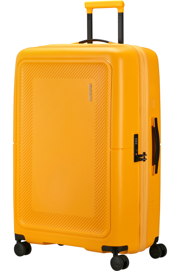 Mala de Viagem Grande 77cm Expansível 4 Rodas Amarelo-Dourado - DashPop | American Tourister