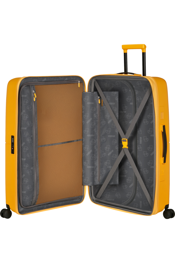 Mala de Viagem Grande 77cm Expansível 4 Rodas Amarelo-Dourado - DashPop | American Tourister