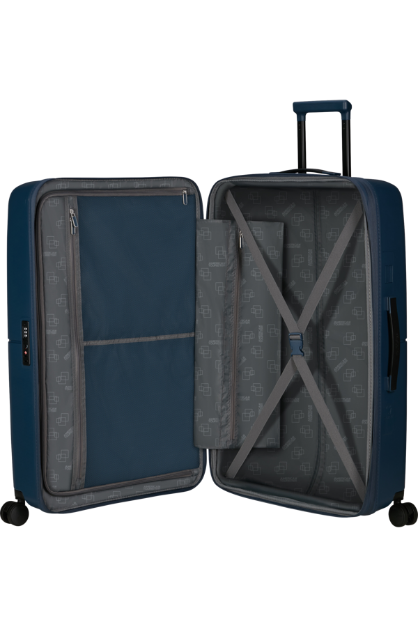 Mala de Viagem Grande 77cm Expansível 4 Rodas Azul Meia-Noite - DashPop | American Tourister