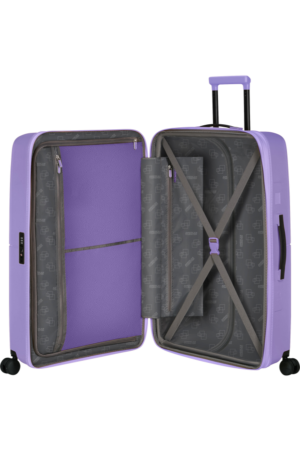 Mala de Viagem Grande 77cm Expansível 4 Rodas Violeta Púrpura - DashPop | American Tourister®