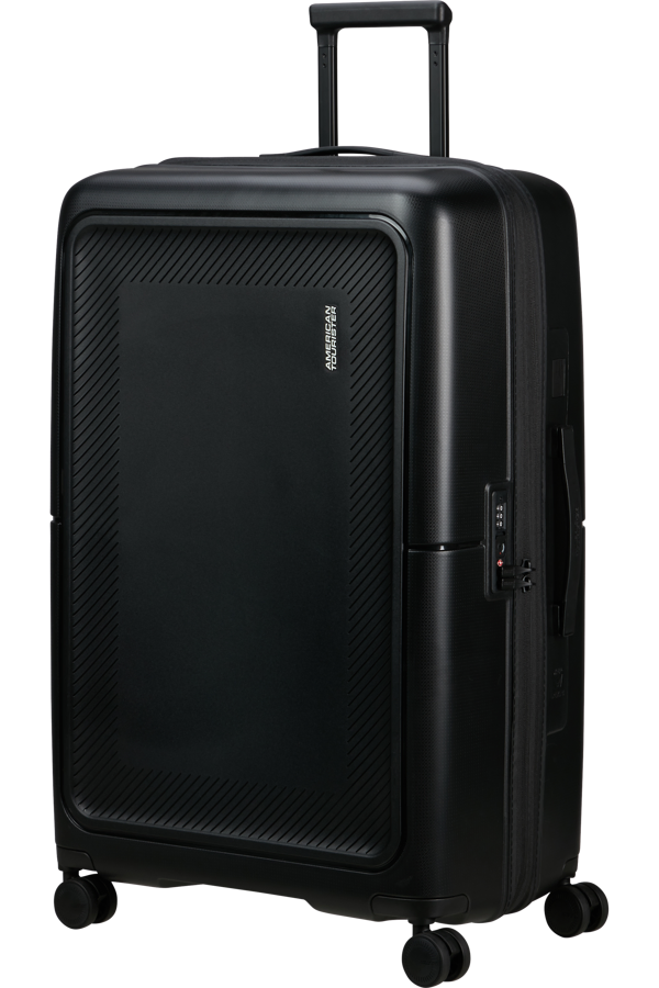 Mala de Viagem Grande 77cm Expansível 4 Rodas Preta - DashPop | American Tourister