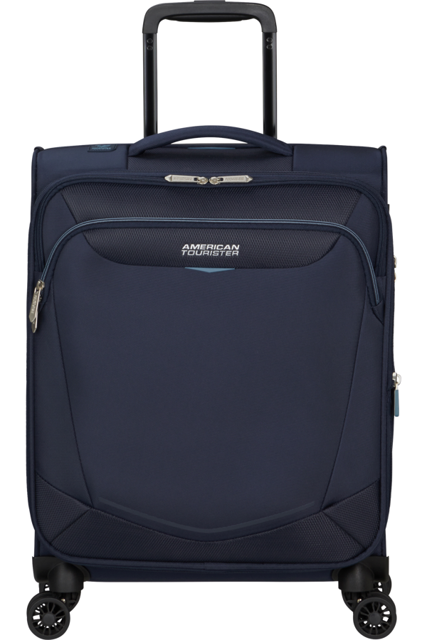Mala de Cabine 55cm Expansível 4 Rodas Azul-Marinho - Summerride | American Tourister