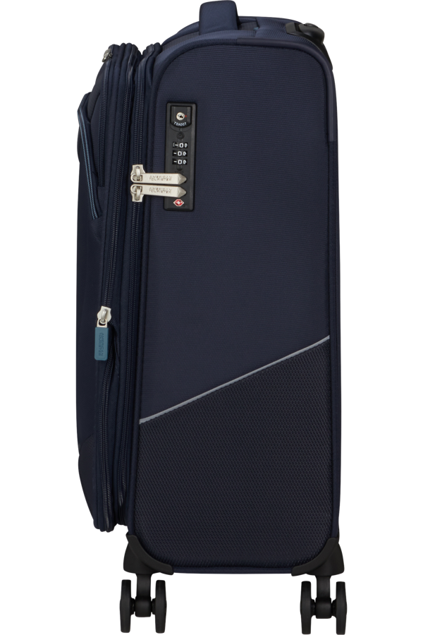 Mala de Cabine 55cm Expansível 4 Rodas Azul-Marinho - Summerride | American Tourister