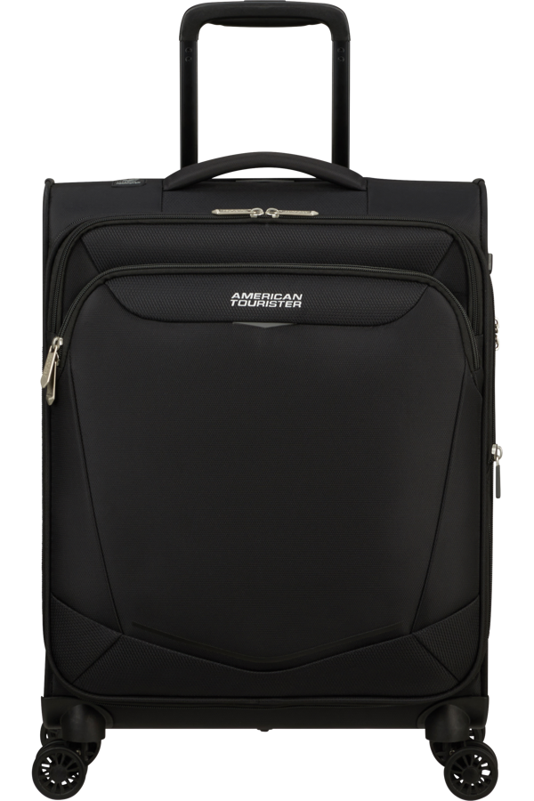 Mala de Cabine 55cm Expansível 4 Rodas Preto - Summerride | American Tourister