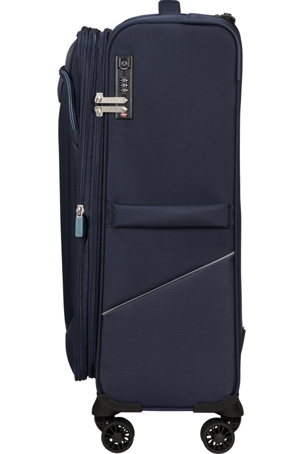 Mala de Viagem Média 69cm Expansível 4 Rodas Azul-Marinho - Summerride | American Tourister