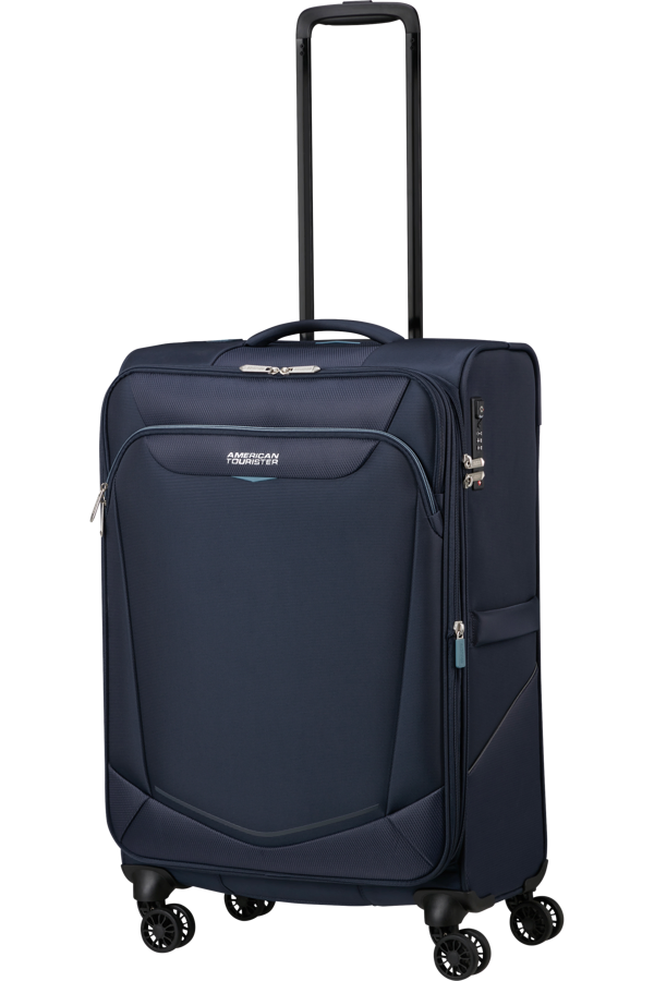 Mala de Viagem Média 69cm Expansível 4 Rodas Azul-Marinho - Summerride | American Tourister