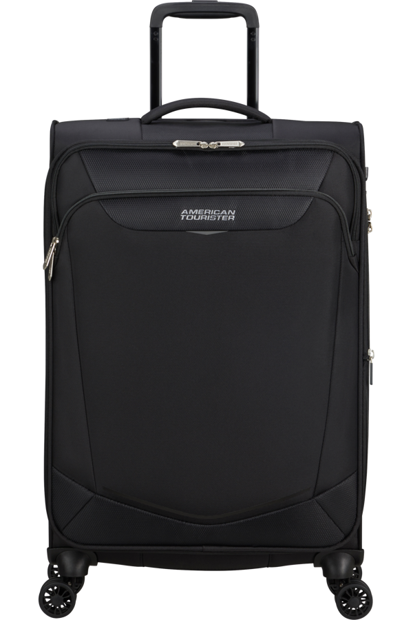 Mala de Viagem Média 69cm Expansível 4 Rodas Preto - Summerride | American Tourister