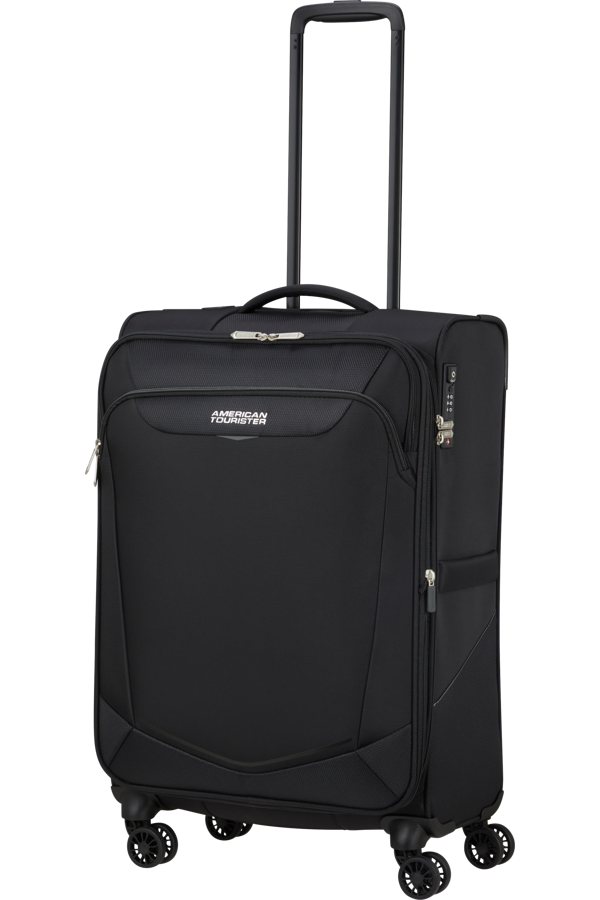 Mala de Viagem Média 69cm Expansível 4 Rodas Preto - Summerride | American Tourister