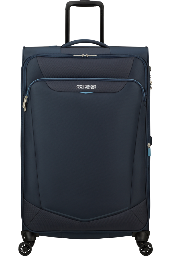 Mala de Viagem Grande 80cm Expansível 4 Rodas Azul-Marinho - Summerride | American Tourister