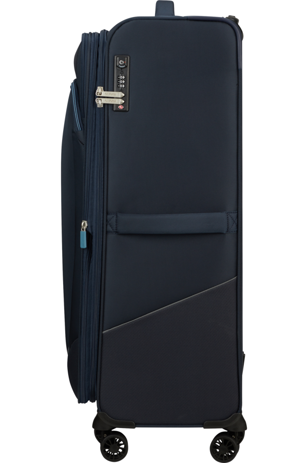 Mala de Viagem Grande 80cm Expansível 4 Rodas Azul-Marinho - Summerride | American Tourister