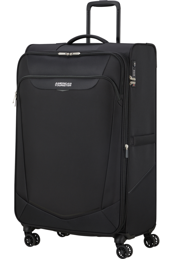 Mala de Viagem Grande 80cm Expansível 4 Rodas Preto - Summerride | American Tourister