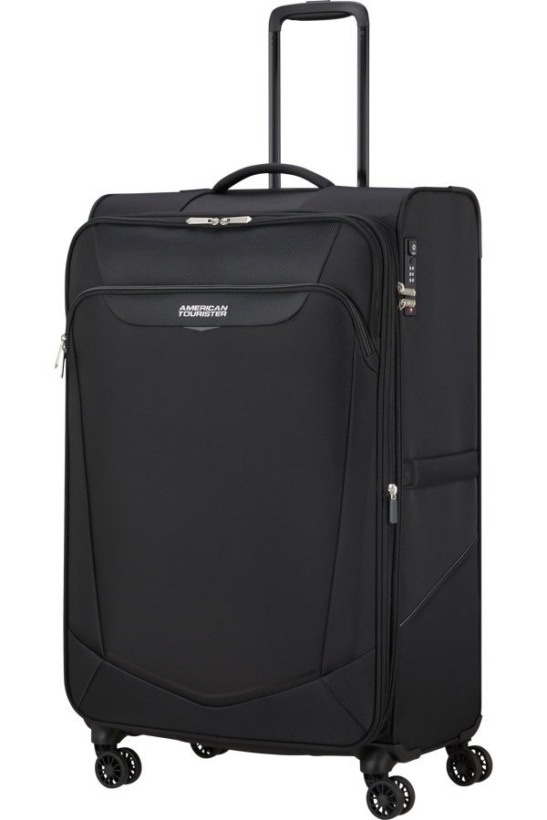 Mala de Viagem Grande 80cm Expansível 4 Rodas Preto - Summerride | American Tourister