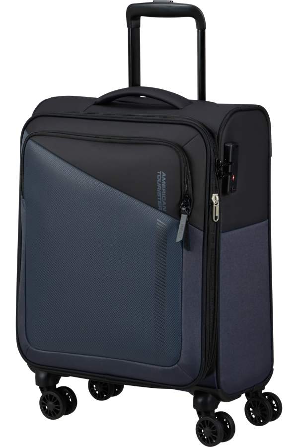 Mala de Cabine 55cm Expansível 4 Rodas Preto/Cinzento - Daring Dash | American Tourister
