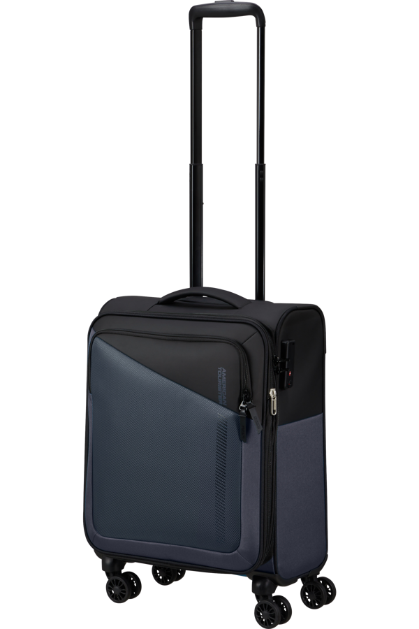 Mala de Cabine 55cm Expansível 4 Rodas Preto/Cinzento - Daring Dash | American Tourister