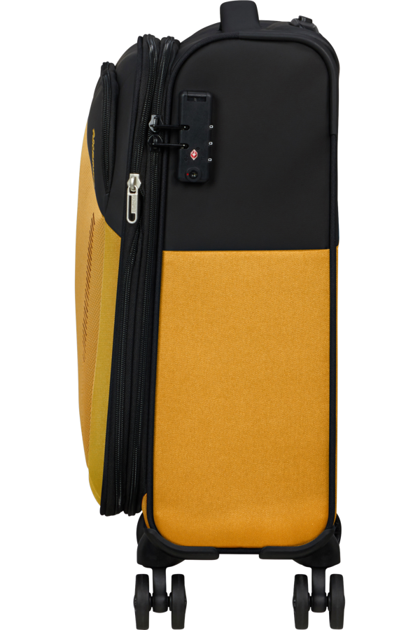 Mala de Cabine 55cm Expansível 4 Rodas Preto/Amarelo - Daring Dash | American Tourister
