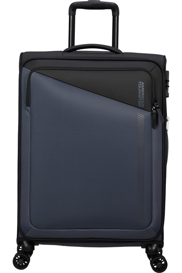 Mala de Viagem Média 67cm Expansível 4 Rodas Preto/Cinzento - Daring Dash | American Tourister