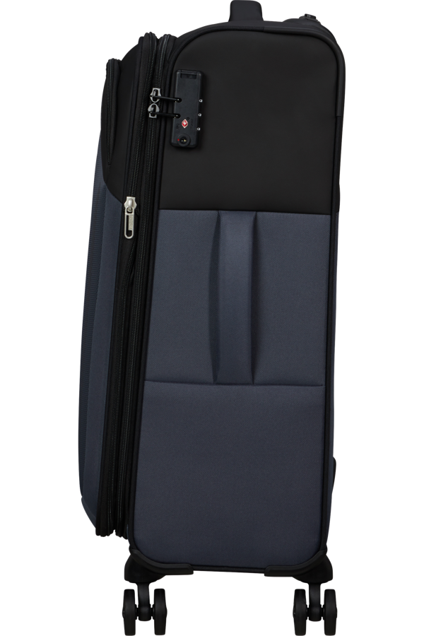 Mala de Viagem Média 67cm Expansível 4 Rodas Preto/Cinzento - Daring Dash | American Tourister
