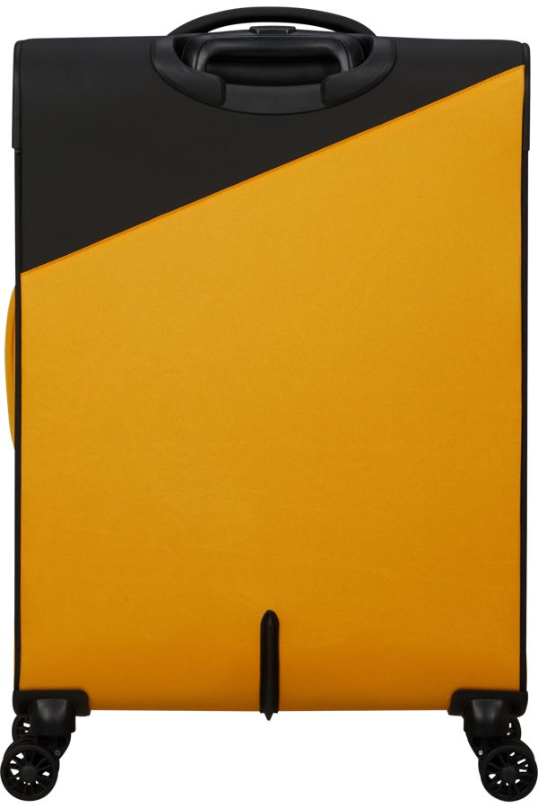 Mala de Viagem Média 67cm Expansível 4 Rodas Preto/Amarelo - Daring Dash | American Tourister